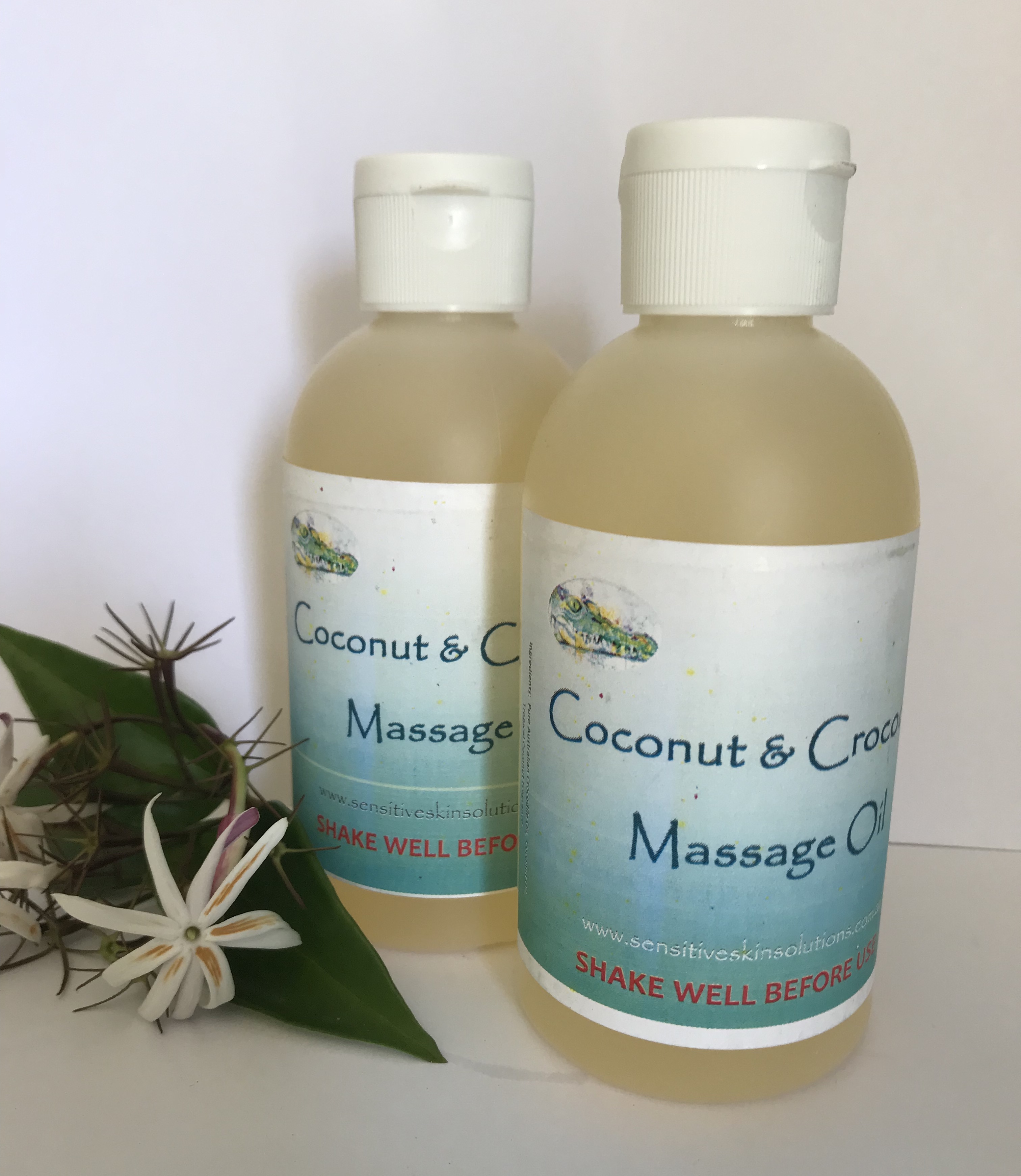 Crocodile & Coconut Massage Oil Sensitive Skin Solutions